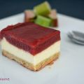 Cheesecake à la rhubarbe