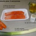 Darnes de saumon aux petits légumes