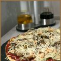 Pizza végétarienne : courgettes - aubergines -[...]