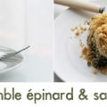 Crumble épinard & saumon