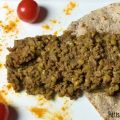 Curry de viande hachée aux lentilles et chapatis