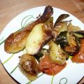 Plat unique familial : Poulet rôti aux légumes
