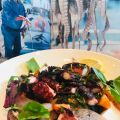 Salade de pieuvre aux légumes grillés