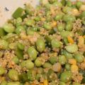 Salade de quinoa, maïs et edamames