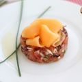 Tartare jambon melon tomate, Recette Ptitchef