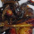 Oignons nouveaux au vinaigre balsamique
