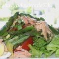 Salade d'asperges et de saumon