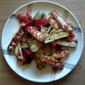 Courgettes rôties au four aux poivrons, tomates[...]