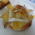 Crostini pomme, curry et camembert