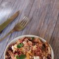 Salade de quinoa, betterave, pomme & feta