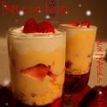 Trifle de Noel aux fraises & au vin mousseux