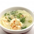 Soupe thaï aux crevettes & germes de soja