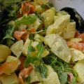 Recette de salade de pommes de terre au saumon