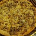 Pizza champignons / poulet (restes de poulet),[...]