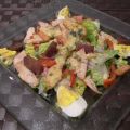 Salade césar au poulet, Recette Ptitchef