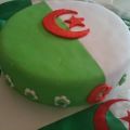 Gâteau drapeau d'Algérie