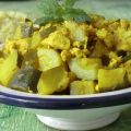 Tajine de tofu aux courgettes et à la menthe,[...]