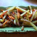 Frites de pommes de terre et carottes