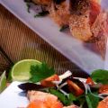 Tataki de saumon et salade de fenouil