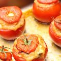 Tomates farcies au boulghour fermenté