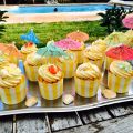 Cupcakes plage - Recette et tutoriel