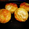 Muffins au fromage râpé - coeur de Kiri