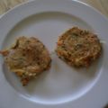 Galettes courgettes - carottes