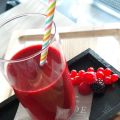 Smoothie aux baies rouges