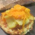 Saumon et sa fondue de poireaux et carottes sur[...]