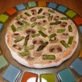 Pizza bianca aux champignons et aux asperges[...]