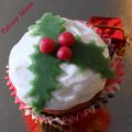 Christmas cupcakes gingerbread et pâte d'amande