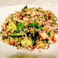 La salade d'Edwige : Quinoa Gourmand, Crevettes[...]