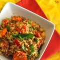 Salade quinoa, boulgour et légumes rôtis à la[...]