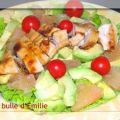 Salade de poulet mariné, Recette Ptitchef