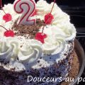 Gâteau Forêt-noire, pour l'anniversaire des 2[...]