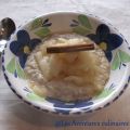 Porridge (gruau) et sa compote de pommes au four