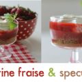 Verrine fraise & speculoos