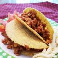 Tacos de protéine végétale texturée (PVT)