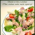 Salade de thon et artichaut (endive, mâche[...]
