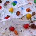 Glace vanille & M&M's