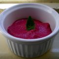 BETTERAVE CRÈMEUSE AU BASILIC