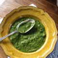 Soupe de cosses de petits pois