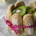 Charlotte aux kiwis, mascarpone et citron vert