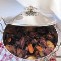 Civet de poulpe au vin rouge