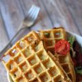 Gaufres au poivron jaune