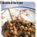 Cari de pois chiches aux épinards