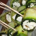 Roule de courgette au chèvre, Recette Ptitchef