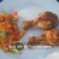 PILONS DE POULET À LA MOUTARDE ET ÉRABLE