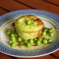 Petits flans aux petits pois