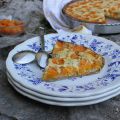 Tarte fromage blanc-mirabelles au pavot